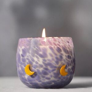 New Anthropologie Mystic Confetti Moon Icon Candle - Roasted Coffee and Hazelnut